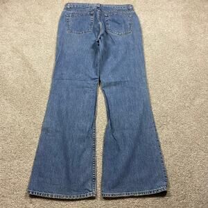 Y2K Gap Jeans Womens 12* Blue Flare Denim USA Bootcut Western Vintage Cowgirl